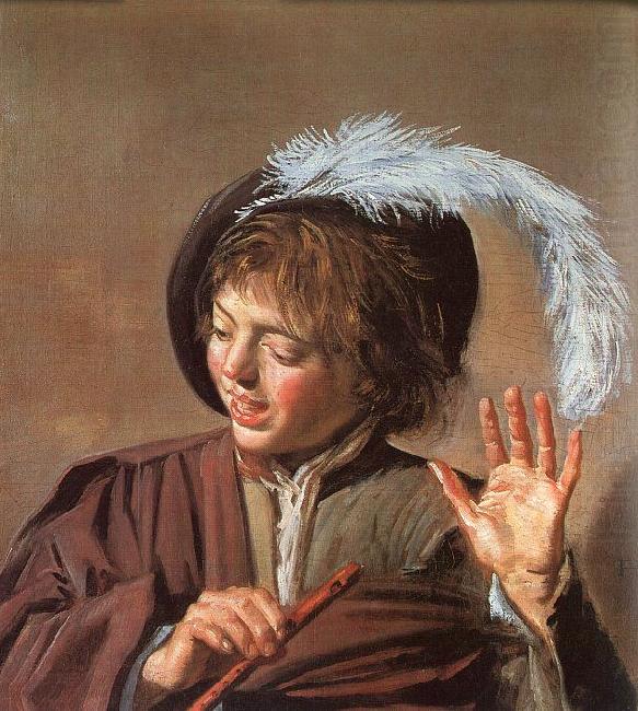 Frans Hals Singing Boy with a Flute china oil painting image